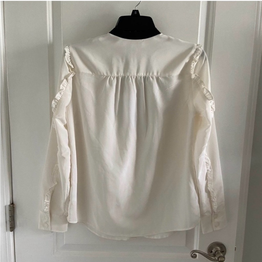 Draper James Ruffle Long Sleeve Top - Picture 4 of 4